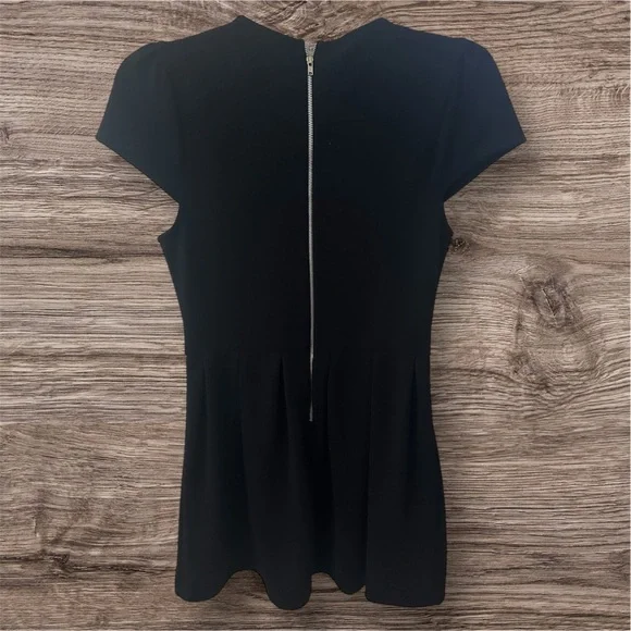 One Clothing Black Dress with Gold and Silver Accents - Picture 3 of 5